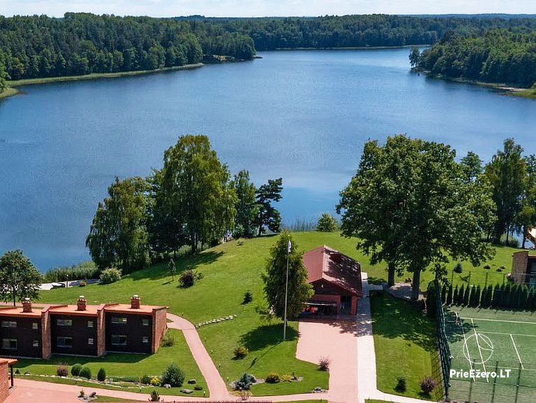 Gehöft „Ąžuolas Resort“ am Ufer des Sees, Bezirk Alytus