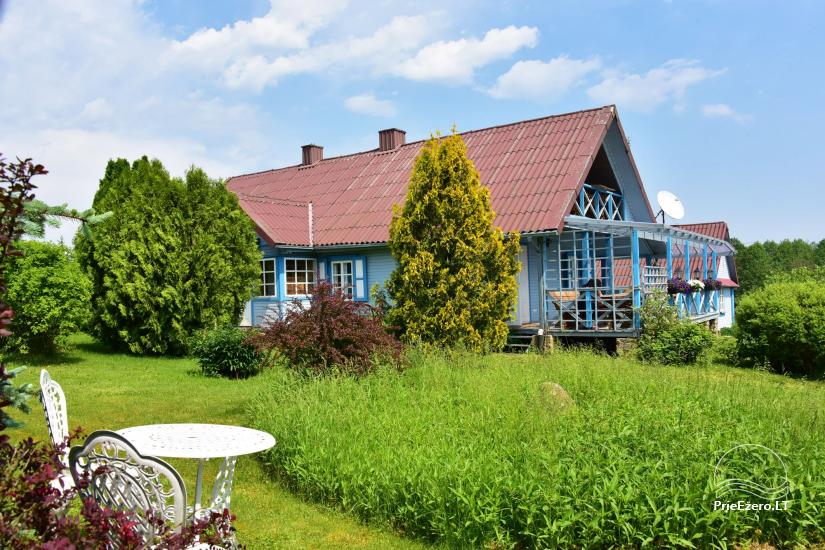 Countryside homestead near Ilmedas lake, in Lithuania, Moletai region - 1