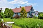 Countryside homestead near Ilmedas lake, in Lithuania, Moletai region