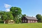 Countryside homestead near the lake in Lithuania Prie koptos