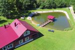 Homestead in Utena district - 100 m to the lake. Hot tub, sauna, boat - 2