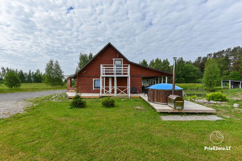 Homestead surrounded by nature with sauna, hot tub and ballroom