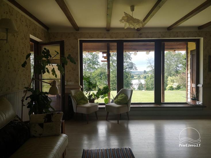 Gehöft Kregždės mit Kamin und Fußbodenheizung