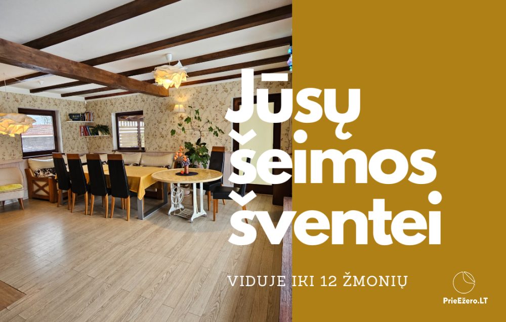 Homestead Kregždės with fireplace and heated floor! - 1
