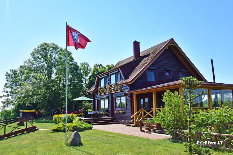 Homestead for rent in Trakai region near the lake Juodis