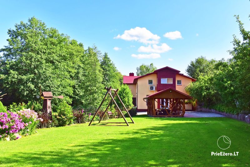 Gospodarstwo w rejone Varena nad rzeką Mildupis