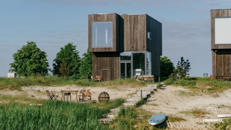 Exceptional house on the shore of the Curonian lagoon with it's private beach