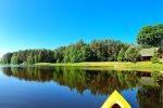 Bernsteingehöft in den Wäldern von Kazlų Rūda am Ufer - 2