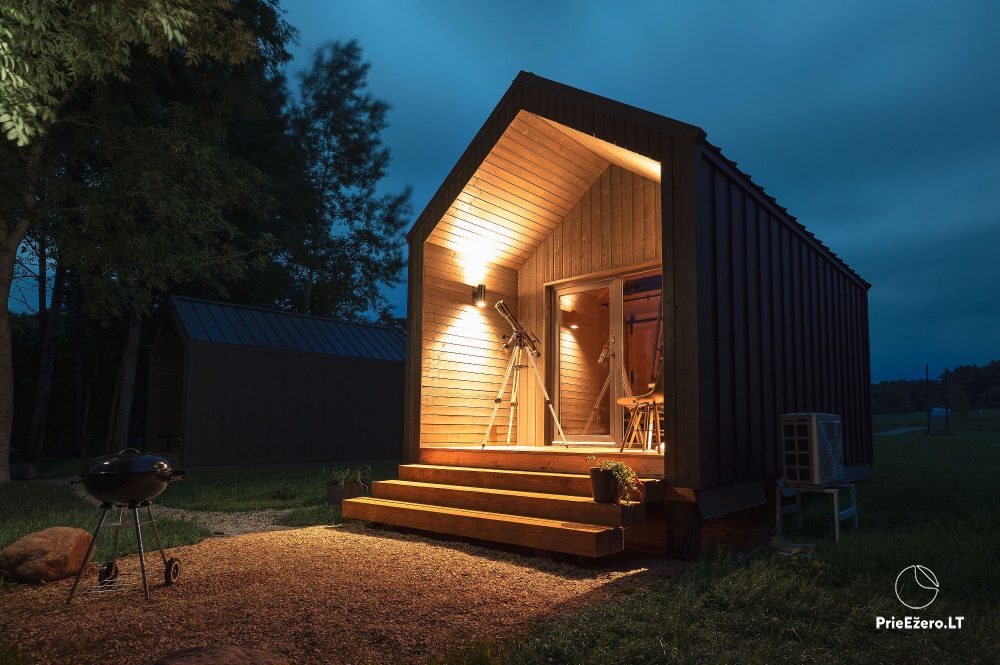 Kleine Häuser zu vermieten und ein Campingplatz in der Nähe des Flusses Sventoji - 1