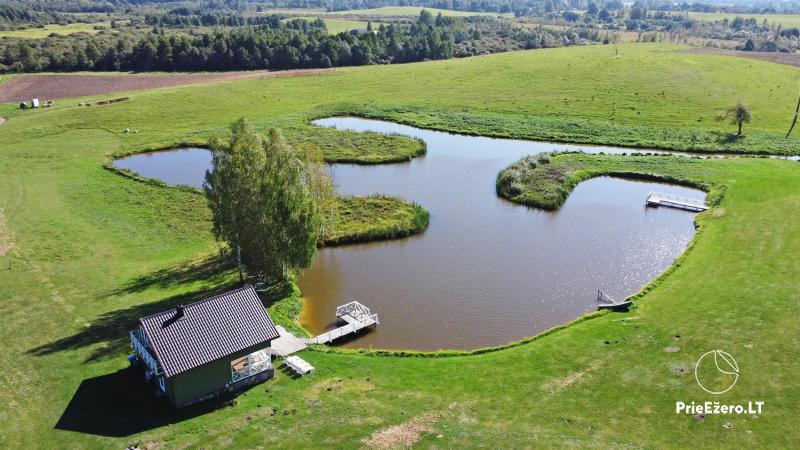 Alanta Häuser für Urlaub - Pušyno Haus für Zwei, Kalno Haus (4 Pers.), Tvenkinio Villa (8 Pers.)