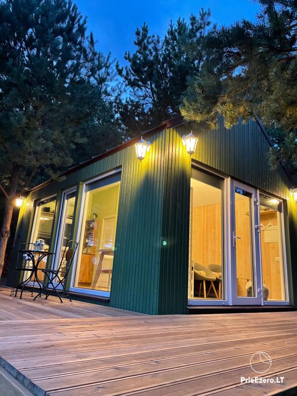 Alanta Häuser für Urlaub - Pušyno Haus für Zwei, Kalno Haus (4 Pers.), Tvenkinio Villa (8 Pers.)