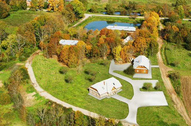 Dwor w rejonie Wileńskim Padvaiskas Manor: uroczystości, zakwaterowanie, golf. Destylarnia - wycieczki i degustacja! - 1