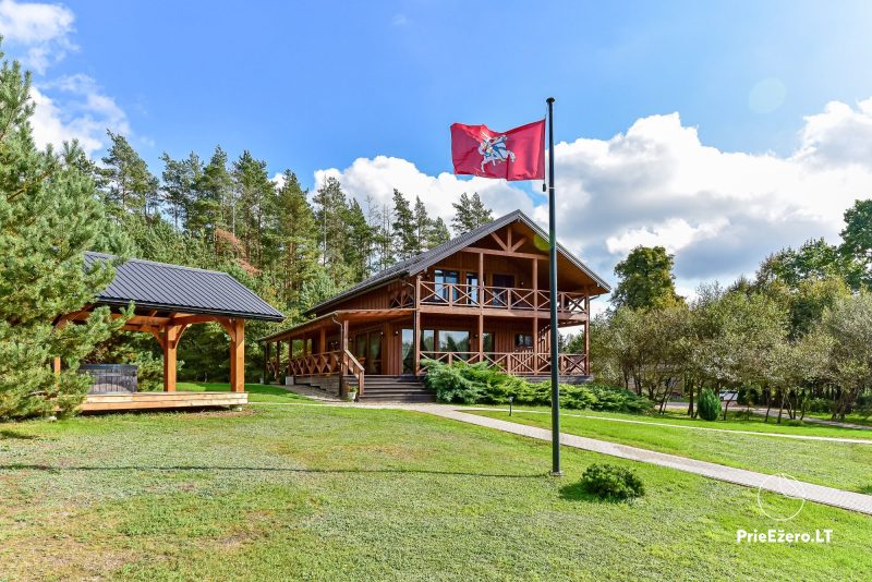 Gospodarstwo „Mojantis ąžuolas”: dom na bankiety, domek z sauną