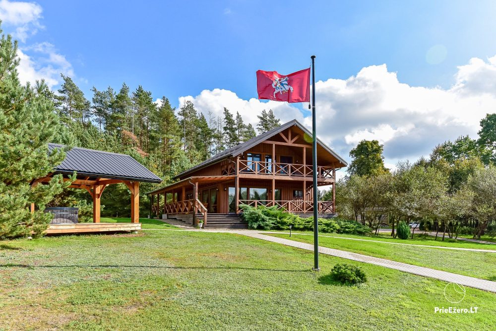 Gehöft „Mojantis ąžuolas“: Haus für Bankette, Ferienhutte mit Sauna - 1