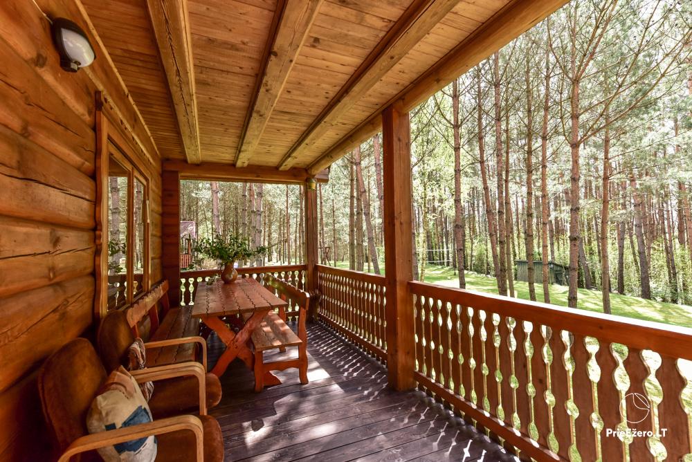 Holiday villas and bathhouse in a homestead Žemuogynė in Moletai district at the lake - 1