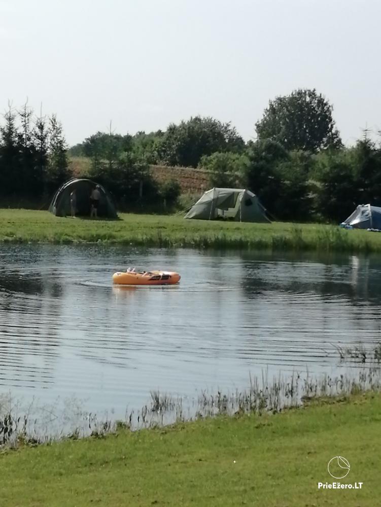 Campsite for holiday with tents and campers, entertainment for kids - 1