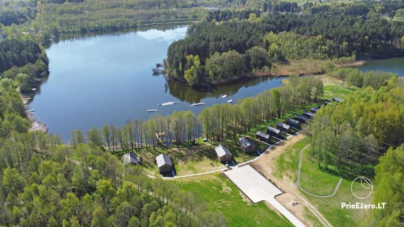 Ignalina Beach Club - a complex of modern cabins, waterboarding entertainment