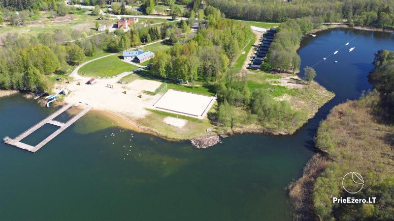 Ignalina Beach Club - a complex of modern cabins, waterboarding entertainment
