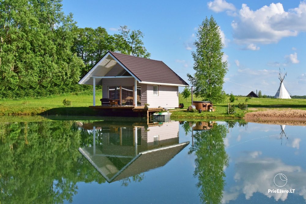 Holiday cottage in homestead Pas Žuvelį in Anykščiai at the lake - 1