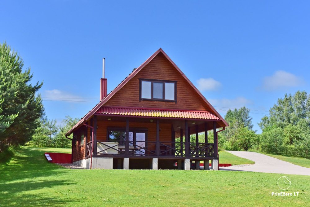 Zagroda nad brzegiem jeziora z sauną i jacuzzi Dom na wybrzeżu - 1