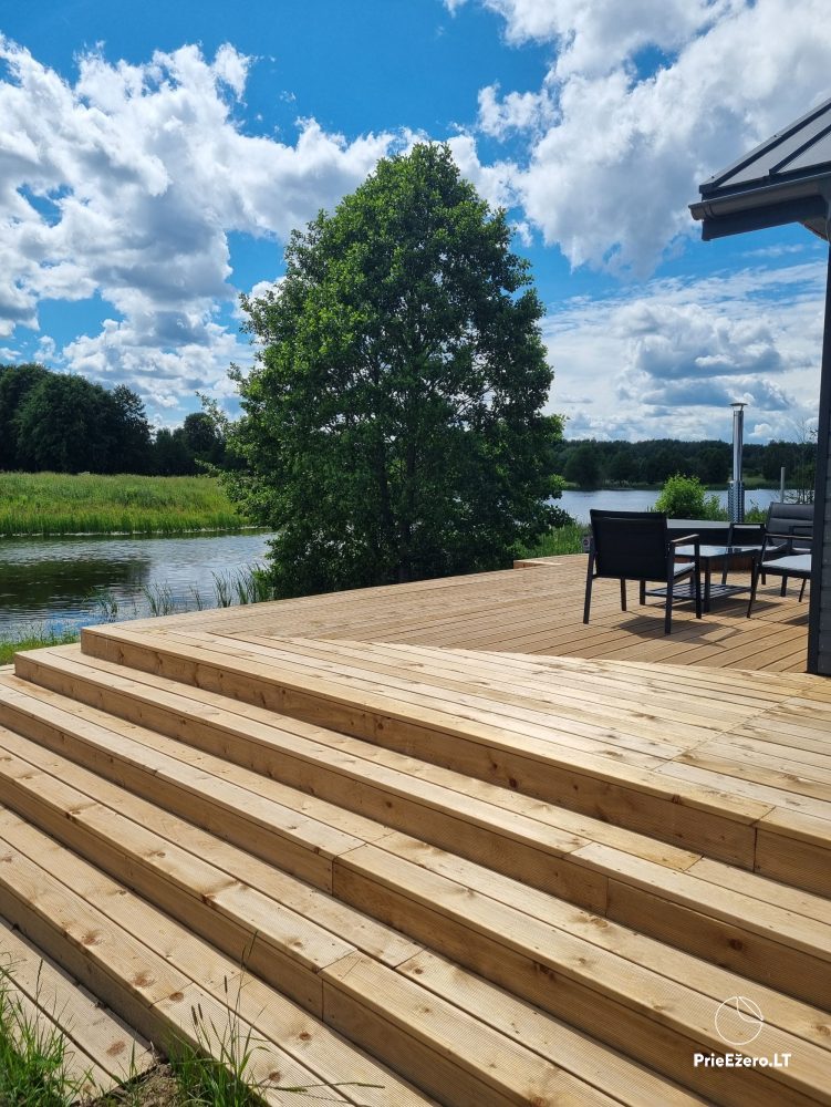 Sauna und große Außenbadewanne in der Nähe von Kaunas - 1