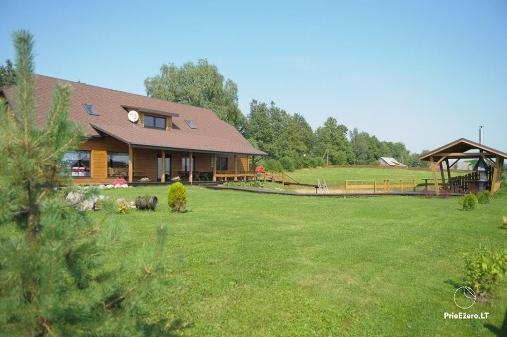 Zagroda „Dūmino” - sauna, duża wanna zewnętrzna, noclegi, sala bankietowa - 1