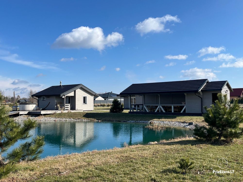 Gospodarstwo pszczelarza w Kownie: sauna, jacuzzi, sala bankietowa, czysty staw, korty tenisowe - 1