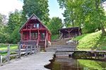 Holiday cottages in a homestead on the lake shore LAKE VIEW RESORT. Sauna, hot tub - 4
