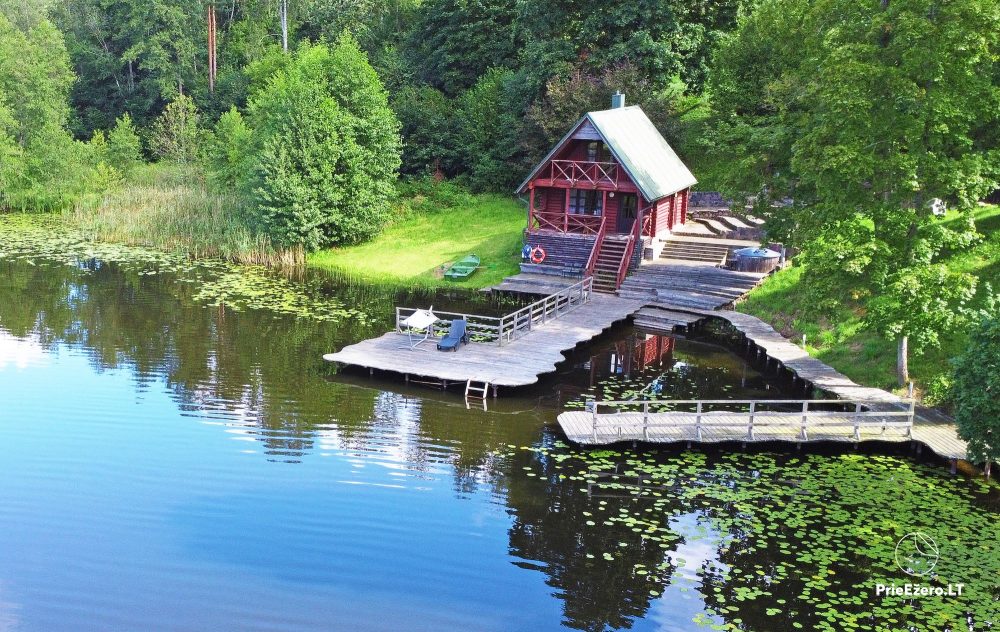 Holiday cottages in a homestead on the lake shore LAKE VIEW RESORT. Sauna, hot tub - 1
