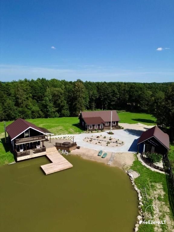 Усадьба «Adamonių sodyba» в Алитусском районе для отдыха и праздников - рядом с лесом и прудом - сауна, купель