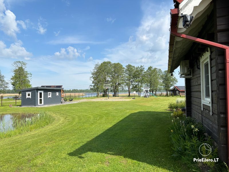 Gospodarstwo „Sharkos” do wynajęcia w dzielnicy Moletai, nad jeziorem Galuonai