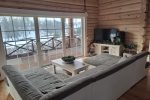 Log cabin with sauna and hot tub - 5