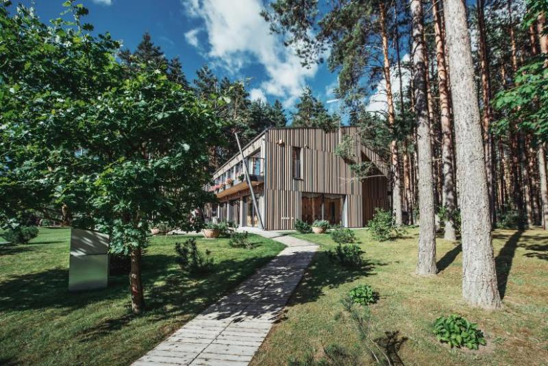 Homestead in Anyksciai region Pine Trail: accommodation, banquets and conference hall, bath, hot tub