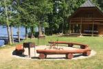 Countryside house by the lake in Ignalina district