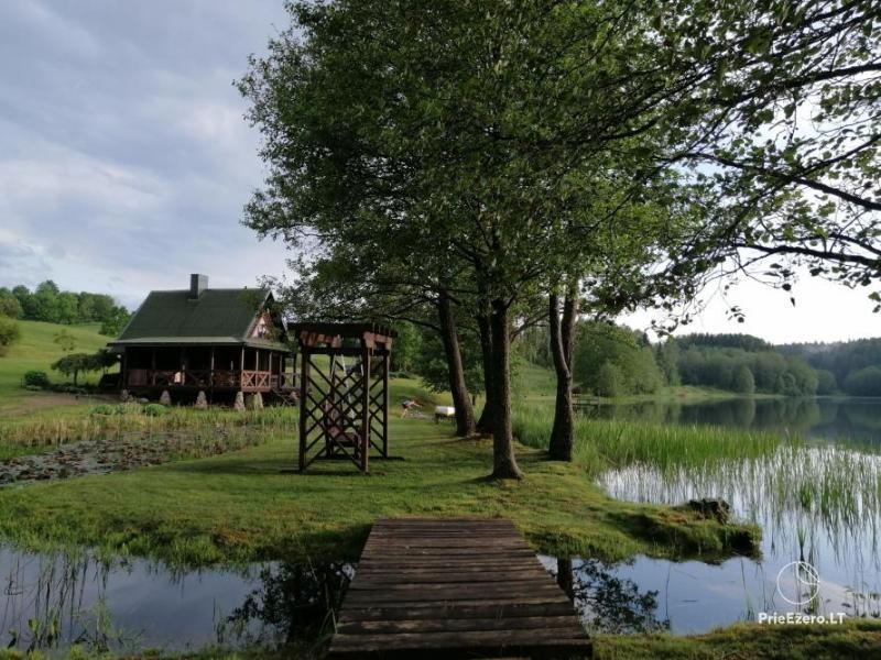 Landtourismus in Litauen, Landhaus in Ignalina Region am See Vireksta Kai'Mėta