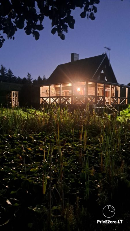 Homestead in Ignalina region at the lake Vireksta  Kai'Mėta