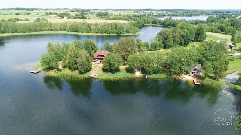 Holiday houses for rent by the lake Pakalas