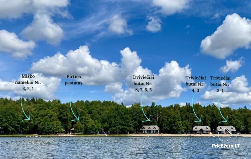 Park wakacyjny w dzielnicy Telšiai nad jeziorem Lūkstas Rest Park
