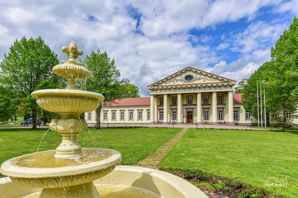 Manor Taujėnų dvaras in Ukmergės district by the river - 1