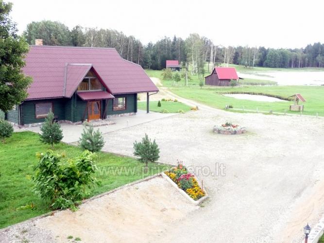 Landtourismus Minavuonė in Litauen, Landhaus in Telsiai Bezirk am See