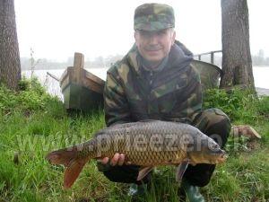 Fishing in a private lake in a homestead-villa Silvestras Manor