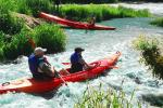 Kayaks for rent. Swimming in the river Dubysa - 3