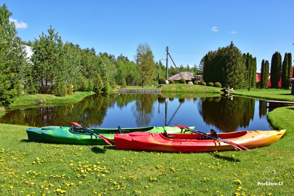 Kajaktouren im Fluss Sventoji. Landhaus in Anyksciai Region Senoji sodyba - 1