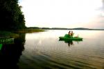 Boats, water bicycles, fishing in the lake Bebrusai in Moletai region in Countryside Farmstead Giedrita - 2