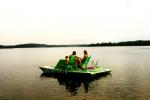 Boats, water bicycles, fishing in the lake Bebrusai in Moletai region in Countryside Farmstead "Giedrita"