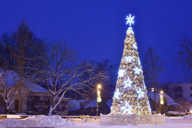 Праздник откртия Рождественской елки в Бирштонасе