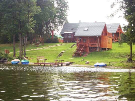 Edmund Dapkus homestead in Ignalina region at the lake
