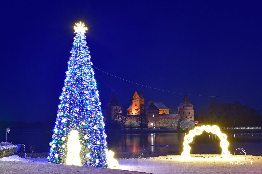 Weihnachtsbaum Eröffnung Veranstaltung in Trakai - 1
