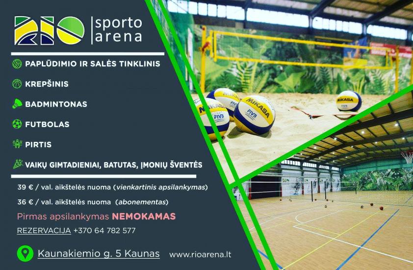 Volleyball courts in Kaunas RIO arena - 1