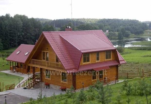 Landhaus mit Festsaal, Sauna und Zimmern in Trakai Region Antano Bielinio sodyba